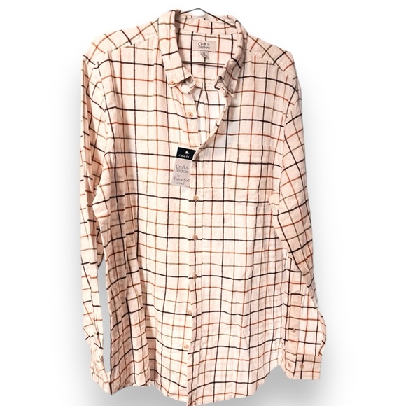 Croft Barrow Flannel Shirt Size xl new - Picture 1 of 2